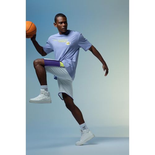 product_image_name-Defacto-Man Regular Fit-Nba Short - Ecru-1