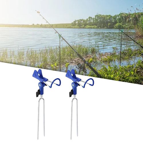 Generic 2x Fishing Rod Holder Fishing Pole Holder Adjustable