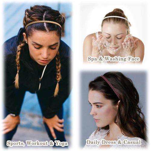 product_image_name-Generic-6 توك شعرقطع من ربطات الشعر القابلة للسحب، عصابة رأس زنبركية مموجة قابلة للطي مضادة للانزلاق، طوق شعر صغير محمول قابل للتعديل للنساء من فيميزا-5