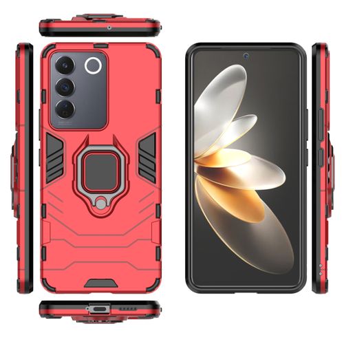 product_image_name-Generic-Compatible With Vivo V27E Black Panther Back Cover (Red)-3