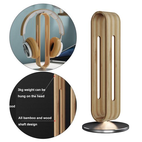 Bamboo best sale headphone stand