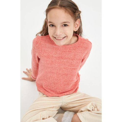 product_image_name-Defacto-Knitted Sweat Shirt - Rose-2