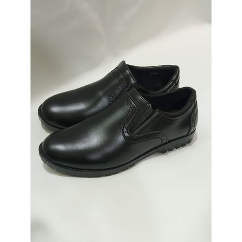 اشتري High Quality Genuine Leather Classic Shoes - Black في مصر