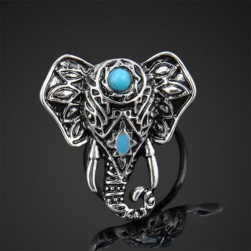Articulated Moving Elephant Ring Sterling Silver - Ruby Lane