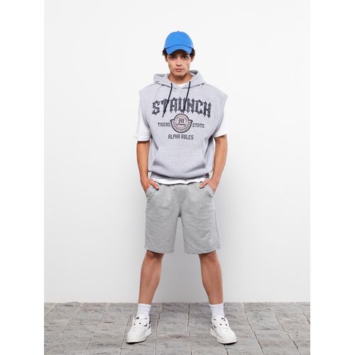 product_image_name-LC Waikiki-Standard Pattern Knitted Men's Shorts-8