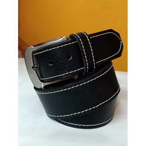 Buy Casual Leather Belt - Black in Egypt