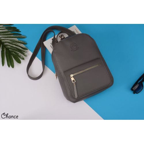 Buy Chance Women Backpack& Crossbody & ShoulderBags - Dark Grey in Egypt