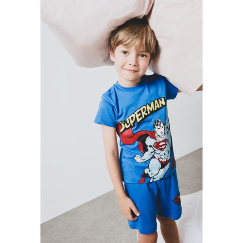 product_image_name-Defacto-Baby Boy Envelope Neck Regular Fit Knitted Pyjamas - Royal-1