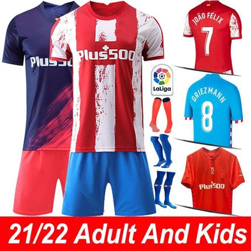 Atletico Madrid Home Jersey Custom No. 9 Suarez Football Shirt