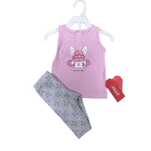 Buy Junior Baby Girl Printed Cotton Summer Home Wear in Egypt