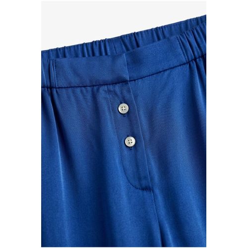 Carina Contrast-Button Satin Set - image 4