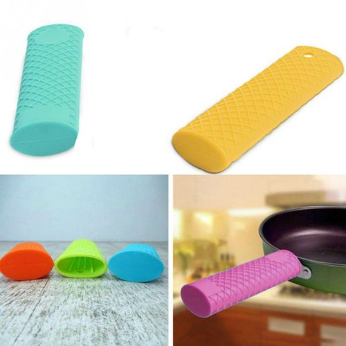 Silicone Insulated Handle Pot Covers, Heat Resistant Kitchen Pot