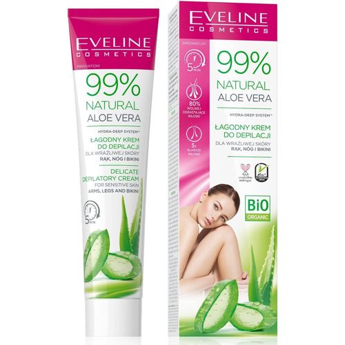 product_image_name-Eveline Cosmetics- 99% Natural Aloe Vera Depilatory Cream 125 ml -1