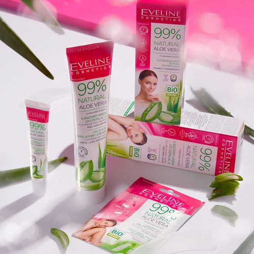 product_image_name-Eveline Cosmetics- 99% Natural Aloe Vera Depilatory Cream 125 ml -2