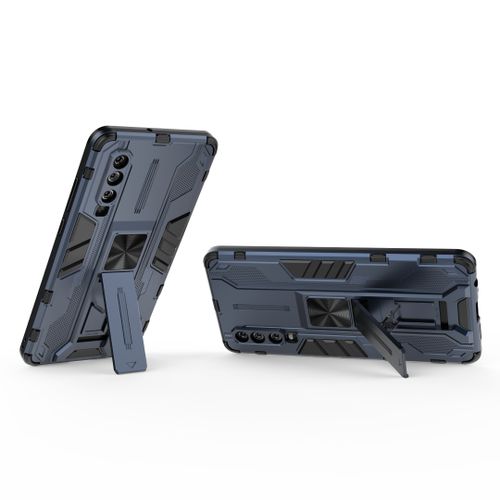 product_image_name-Generic-غطاء هواوي P30 - غطاء كيكستاند بجودة فائقة - غلاف درع ثقيل مضاد للصدمات - غلاف مضاد للخدش مقاوم للانزلاق مع حماية للكاميرا - أزرق-5