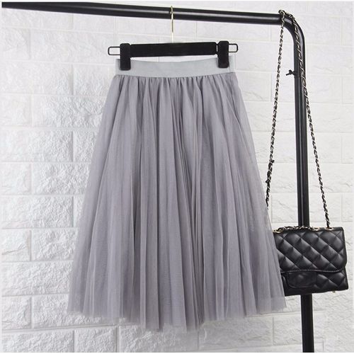 Gray pleated sales skirt adults