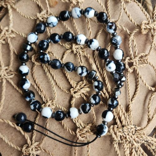 product_image_name-Generic-سبحه رمضان من الاحجار الطبيعيه النادره من حجر الهيماتيت 33حبه-1