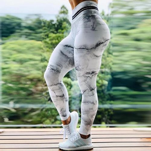 Generic Geweven Digital Printing Vrouwen Yoga Broek Yoga Kleding Leggings  Hip Lift Slim Fit Ademend Zweetabsorberende Gym Gestapeld Legg @ Best Price  Online