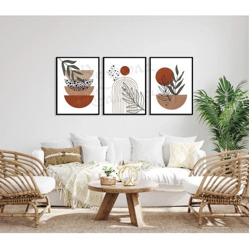 product_image_name-Generic-طقم إطار فني عصري بنمط بوهيمي من 3 قطع (طراز 106، 40 * 90 سم)-1