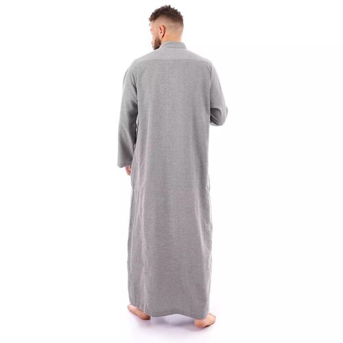 product_image_name-Shorto- جلابيه رجالي كستور - 2348 - رمادي غامق-5