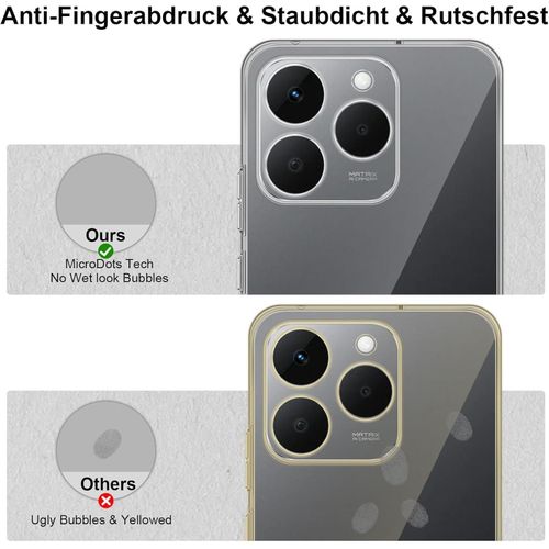 product_image_name-Generic- جراب متوافق مع هاتف Realme 15T 5G، مقاوم للخدش، مقاوم للاصفرار، مقاوم للصدمات، جراب سيليكون TPU شفاف ناعم – شفاف -4