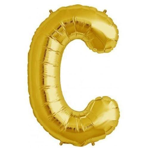 product_image_name-Generic-بالون هيليوم فويل ذهبي، بحجم 32 بوصة، حرف C-1