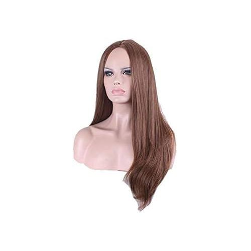 product_image_name-Generic-باروكة شعر مستقيم طويل - لون بني طبيعي - مريحة وسهلة الارتداء - موديل WG7001-S8-1