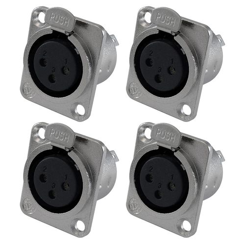 اشتري 915 Generation XLR Female Jack 3 Pin - Panel Mount Jacks D Series Size في مصر