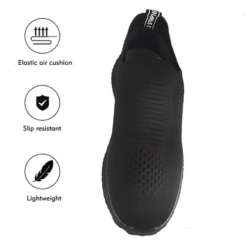 Generic Casual Slip On Sneakers For Men - Black