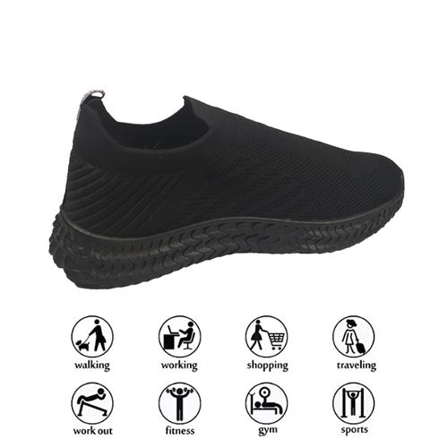 Generic Casual Slip On Sneakers For Men - Black