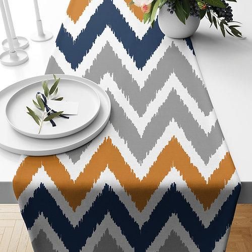 product_image_name-Cartela-مفرش طاولة، أزرق داكن وبرتقالي-1