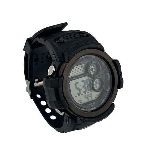 product_image_name-Generic-ساعة رياضية رقمية – غلاف أسود مع تصميم لون مميز، شاشة LED، مقاومة للماء، ساعة عملية للجنسين-1