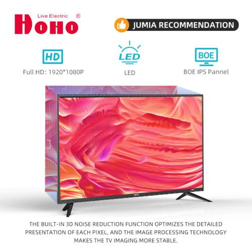 HOHO تلفزيون FHD LED 24 بوصة - أسود