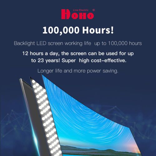 HOHO تلفزيون FHD LED 24 بوصة - أسود