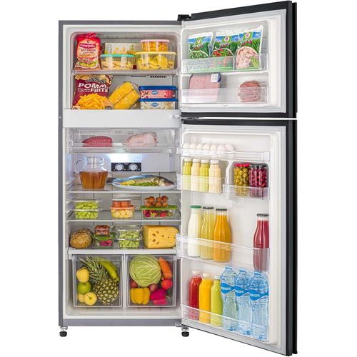 product_image_name-Tornado-ثلاجة بتقنية العاكس الرقمي بدون صقيع بسعة 450 لتر، من الفولاذ المقاوم للصدأ الداكن، موديل RF-580TV-DST-6