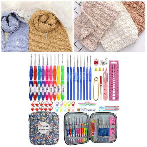 Generic Crochet Hooks Set With Storage Case, Crochet Hooks Kit