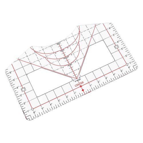 T-Shirt Ruler Guide Alignment Tool Acrylic Quilting Templates T