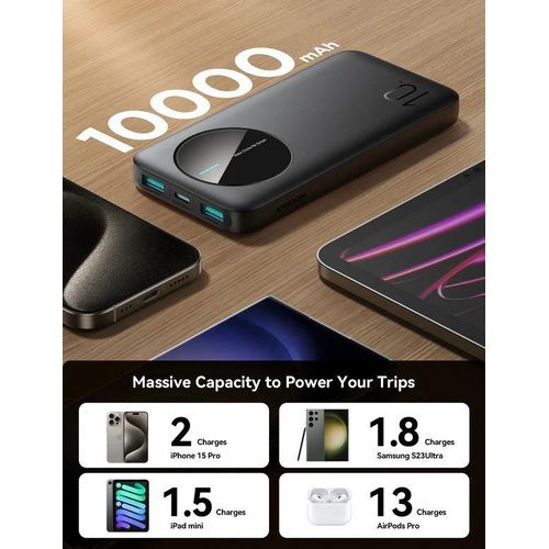 product_image_name-JOYROOM-بنك طاقة LED 10000باور بنك جويرووم  مللي أمبير في الساعة 2.4 أمبير، صغير الحجم ومدمج -8