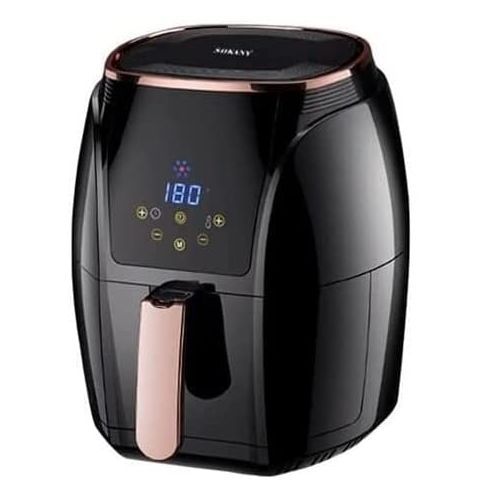 اشتري Sokany Digital Air Fryer Without Oil, 1500 Watt, 5.0 Liters, Black- Sk-3011 في مصر