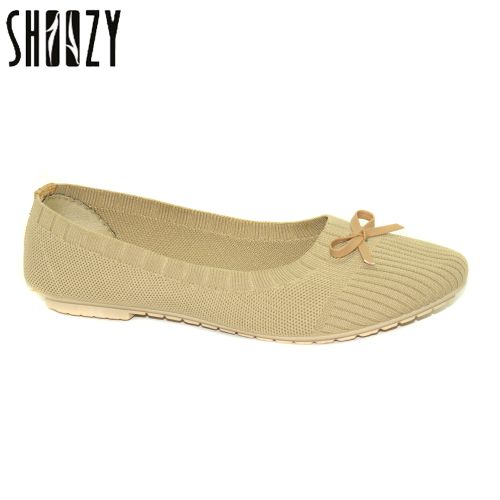 Buy Shoozy Casual Slip On Ballerina  - Beige in Egypt