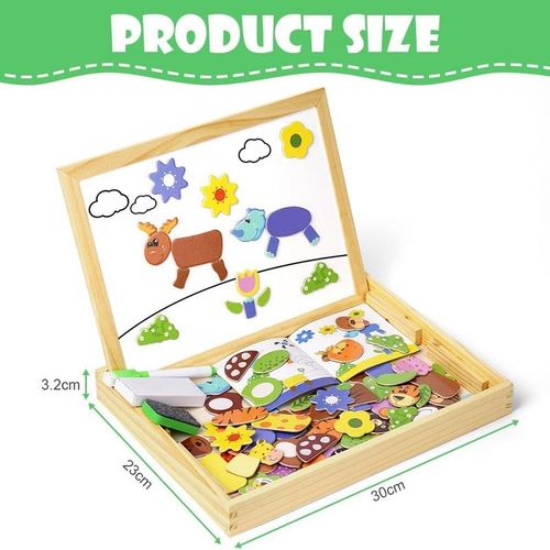 product_image_name-Generic-لعبة البازل الخشبية المغناطيسية - لعبة تعليمية للأطفال-2