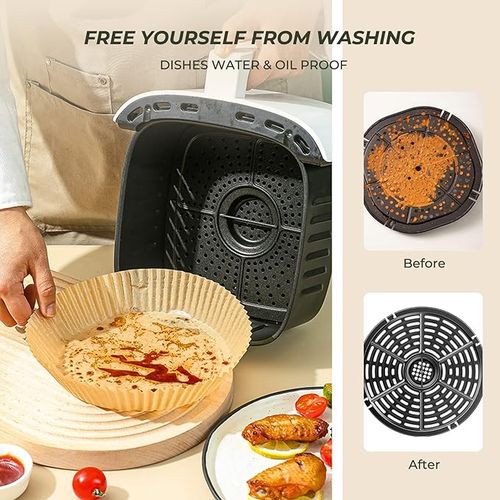 product_image_name-Generic-100 قطعة من بطانات ورق المقلاة الهوائية غير لاصقة للاستعمال مرة واحدة-3