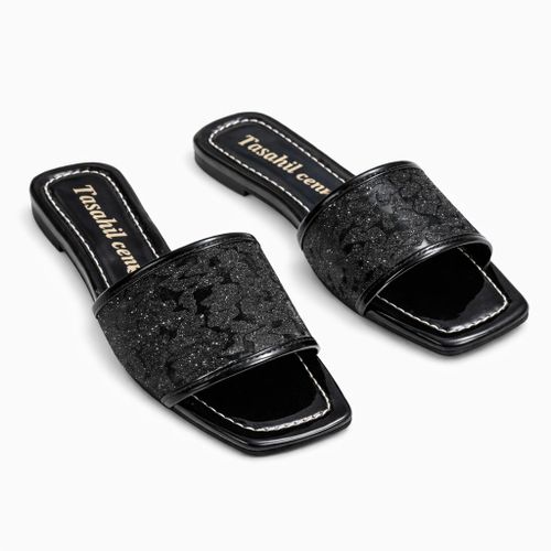 product_image_name-Tasahil center-Women's Flat Slippers Leather-1