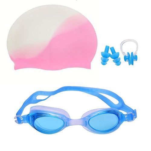 product_image_name-Generic-قبعة شاطئية ونظارات سباحة مانعة للتسرب مع حماية من الأشعة فوق البنفسجية-1