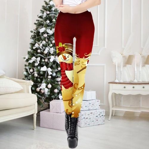 Generic Womens Print Leggings Sexy Close Fitting Casual Boot Pants @ Best  Price Online