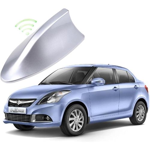 product_image_name-Generic-هوائي راديو سقف سيارة على شكل زعنفة القرش FM/AM، ملحقات تعديل الإشارة - هوائي راديو يعمل - فضي-1