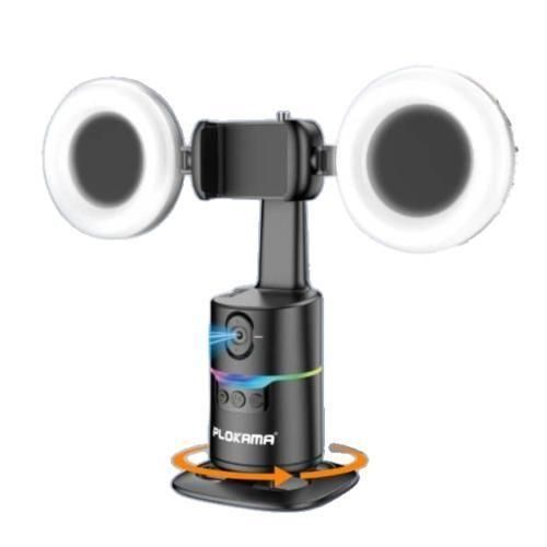 product_image_name-PLOKAMA- AUTO-A20 Pro Gimbal Auto Face Tracking 360 Smart Shooting Gimbal with – 2 Lights-2