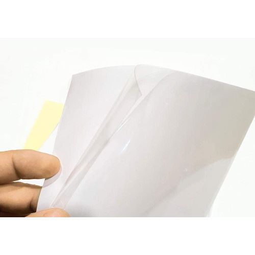 50Sheets/Pack Transparent Adhesive Paper A4 Clear Paper for Laser
