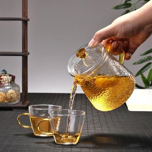 Clear Tea Pot Heat-resistant Glass Teapot With Filter Infuser Stainless  Steel