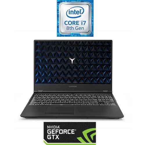 Lenovo Legion Y530-15ICH Gaming Laptop - Intel Core i7 - 16GB RAM - 1TB HDD + 256GB SSD - 15.6-inch FHD - 6GB GPU - DOS - Black